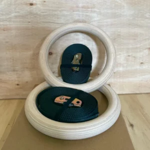 anillas de gimnasia de madera para crossfit y home gym
